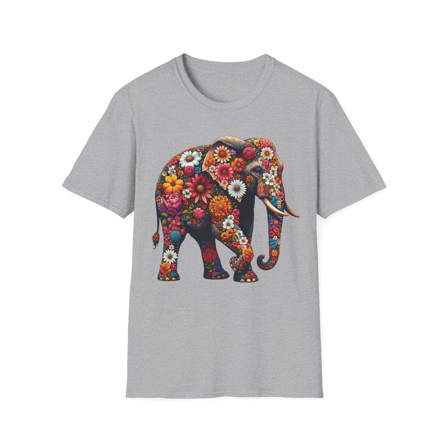 Floral Elephant T-Shirt