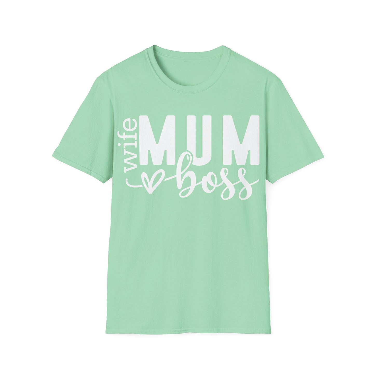 Wife Mum Boss T-Shirt - Perfect Gift for Mother's Day