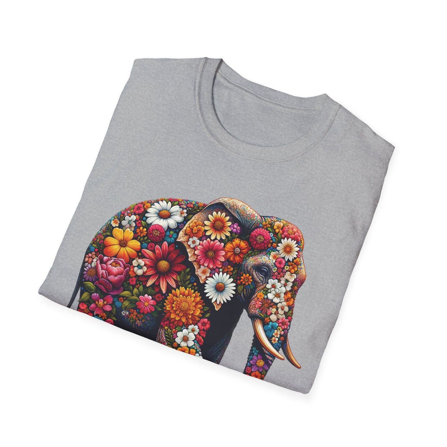 Floral Elephant T-Shirt