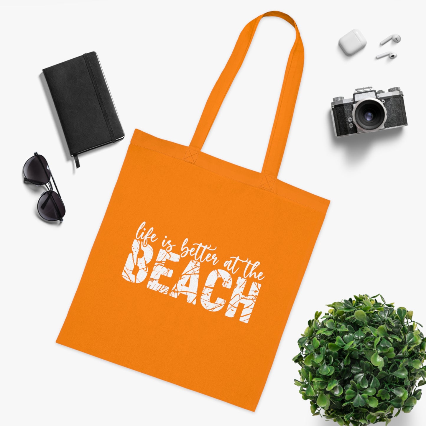 Life is Better at the Beach Cotton Tote Bag